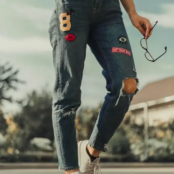 Jeans Mom Fit Azul Claro