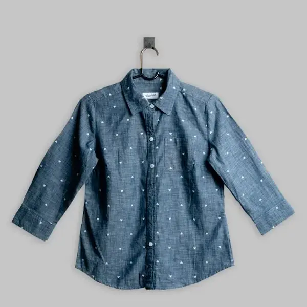 Camisa Oxford Azul