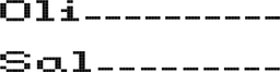 OLI SAL